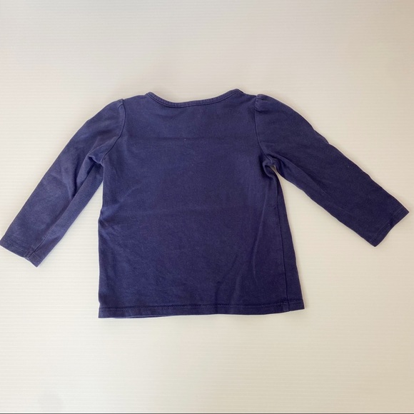 3 x bundle Girls size 0 lined cozy corduroy pants with long sleeve tops t-shirts - Picture 9 of 13